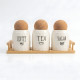 Porcelain Spice Jar Set - 3 Pcs